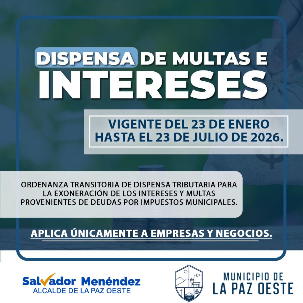 Dispensa Tributaria de Multas e Intereses