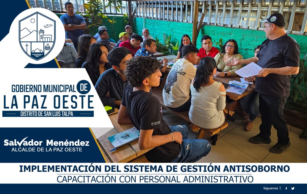 Capacitación institucional en la implementación del Sistema de Gestión Antisoborno
