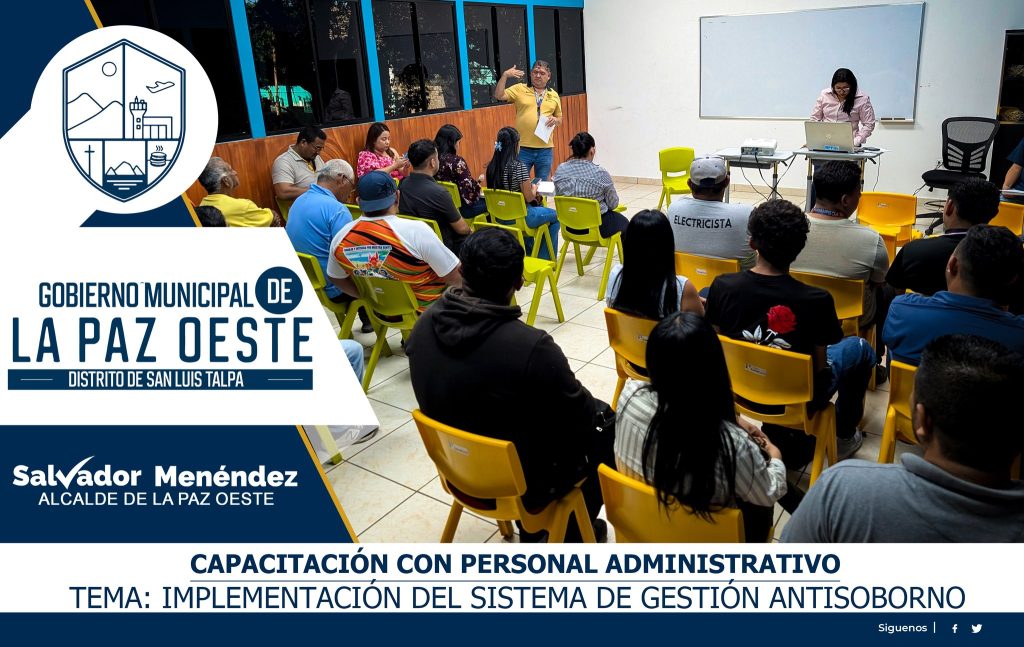 Capacitación institucional en la implementación del Sistema de Gestión Antisoborno